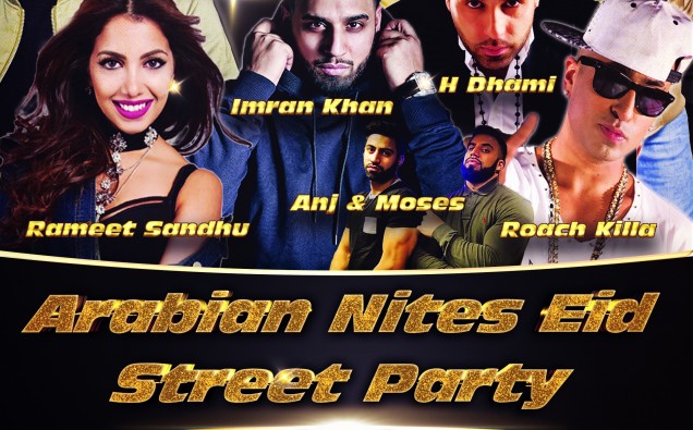 Arabian Nites Eid Street Party Poster Front