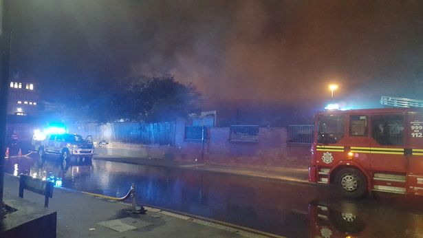 FIRE in Birmingham City Centre image