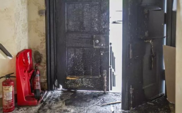 Fire at Guru Nanak Gurdwara image