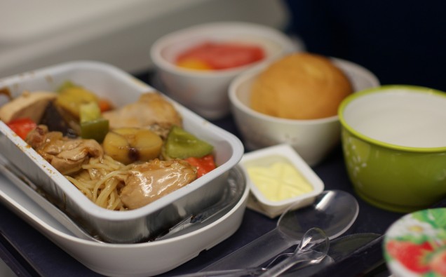 In-flight food