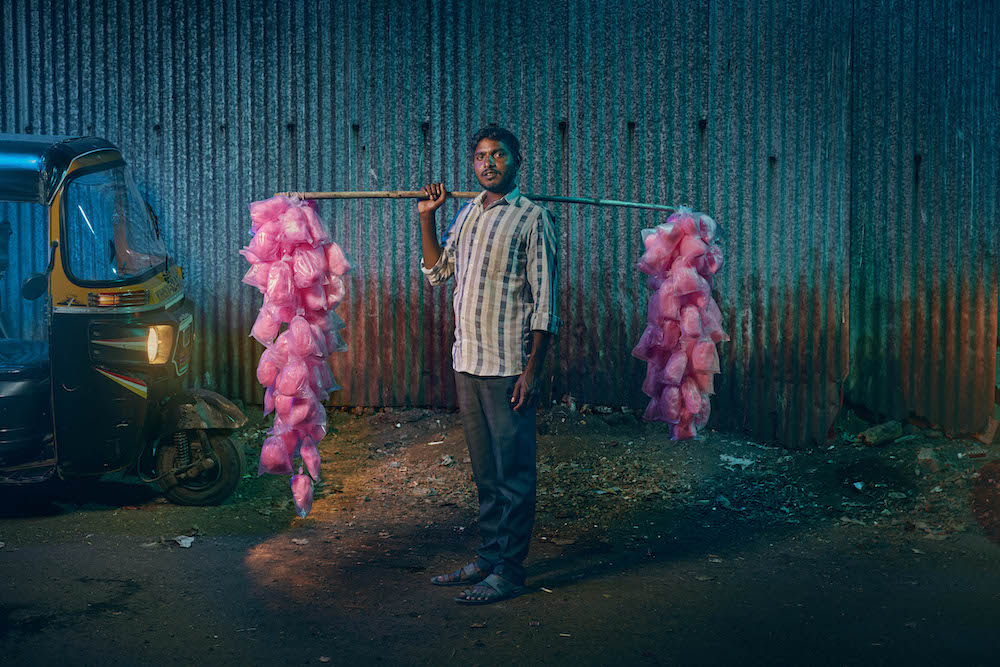 'Candy Man' - shot in Mumbai, India February 2022.  Pictured: Mahesh Jaiswal