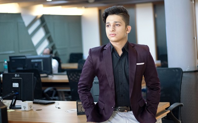 Proud confident yet empathetic to young talent who remain unnurtured and with little funds - Lakshay Jain the teen boss of Indian IT enterprise Mevrex