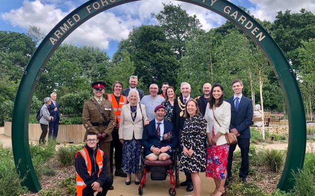 WMNP awards 2022 winner Solihull MBC Armed Forces Garden