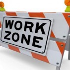 Work zone, men at work, construction_0