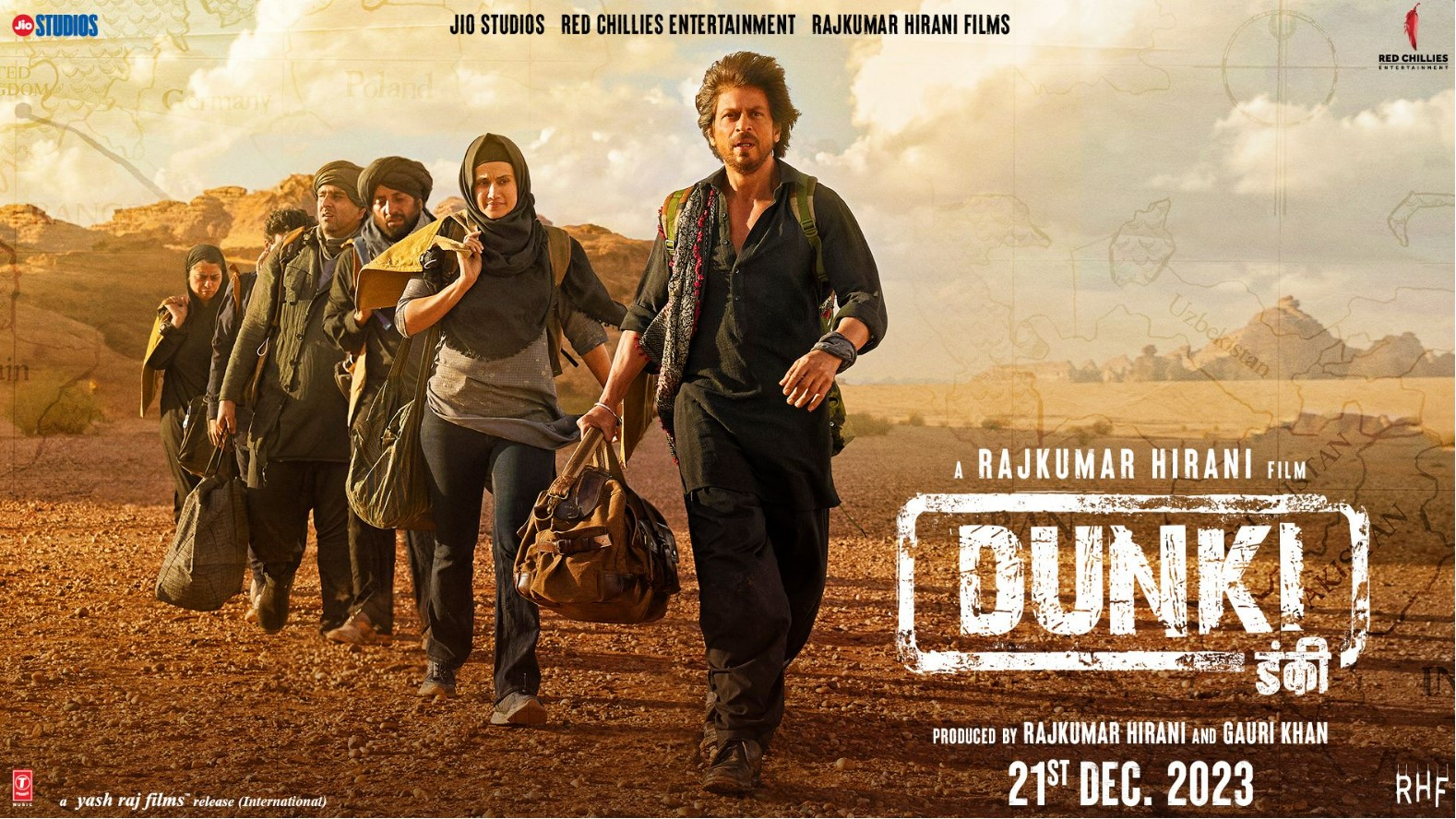 DUNKI SHAH RUKH KHAN AND RAJKUMAR HIRANI DELIVER A CINEMATIC