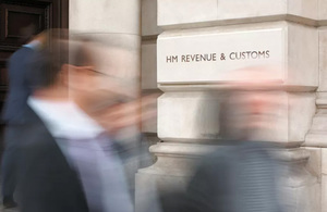 HM Revenue and Customs (HMRC) office sign