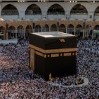 Mecca,,Saudi,Arabia,-,January,10,,2020:,Muslim,Believers,Circling